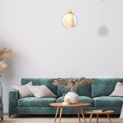 Lámpara colgante TELA 1xE27 fi20