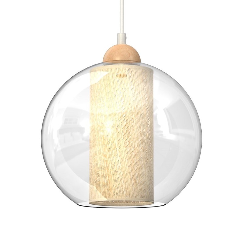 Lámpara colgante TELA 1xE27 fi25