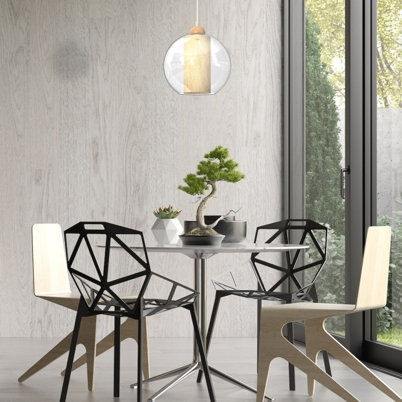 Pendant lamp TELA 1xE27 fi25