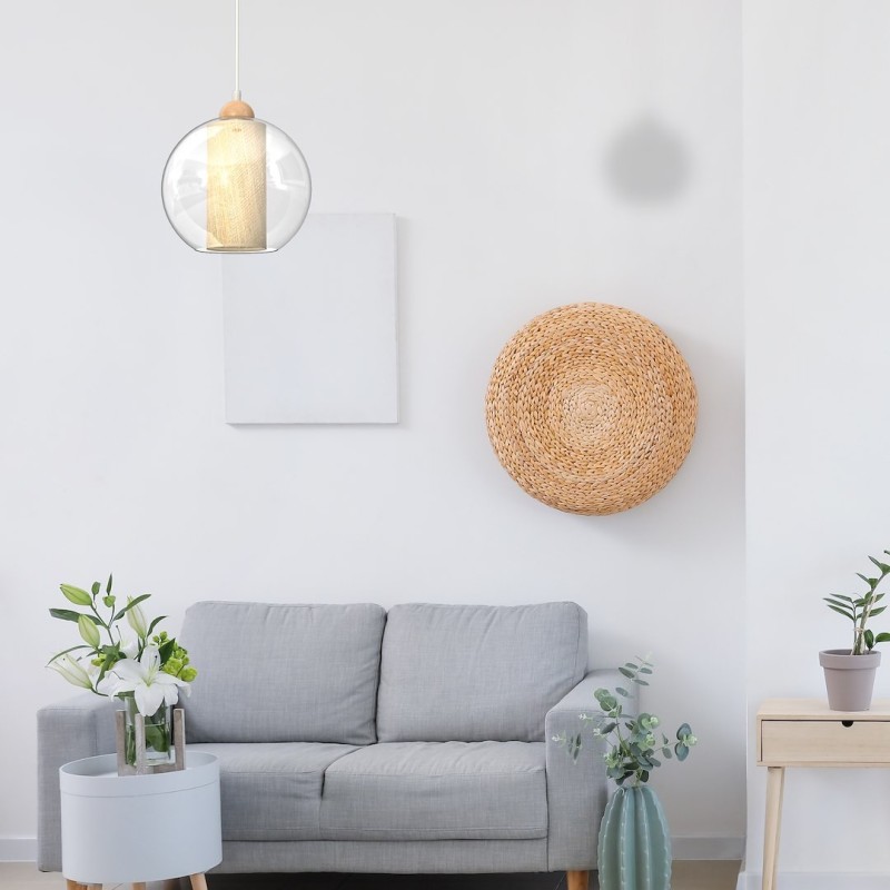 Pendant lamp TELA 1xE27 fi25