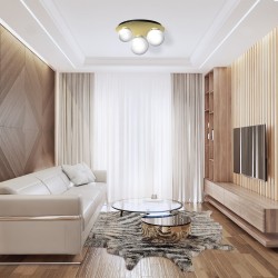 Ceiling lamp PLATO 2xE14 + 1xE27