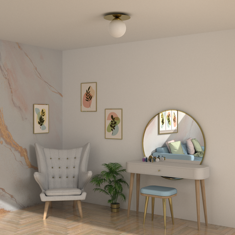 Ceiling lamp PLATO 1xE14