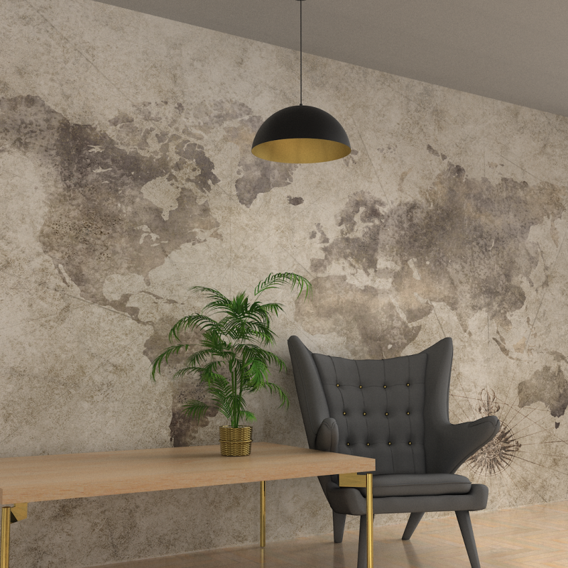 Hanging lamp BETA BLACK/GOLD 1xE27 45cm