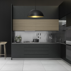 Підвісна лампа BETA BLACK/GOLD 1xE27 45см