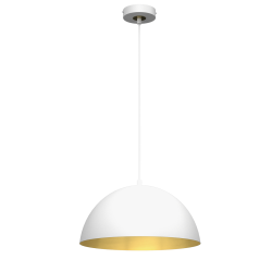 Beta Hanging Lamp 1xE27 35cm White/Gold