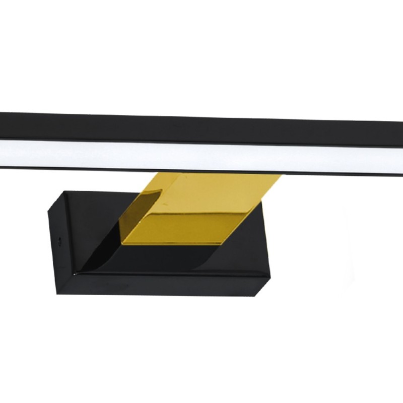 Wandleuchte SHINE SCHWARZ/GOLD 60cm 13,8W LED