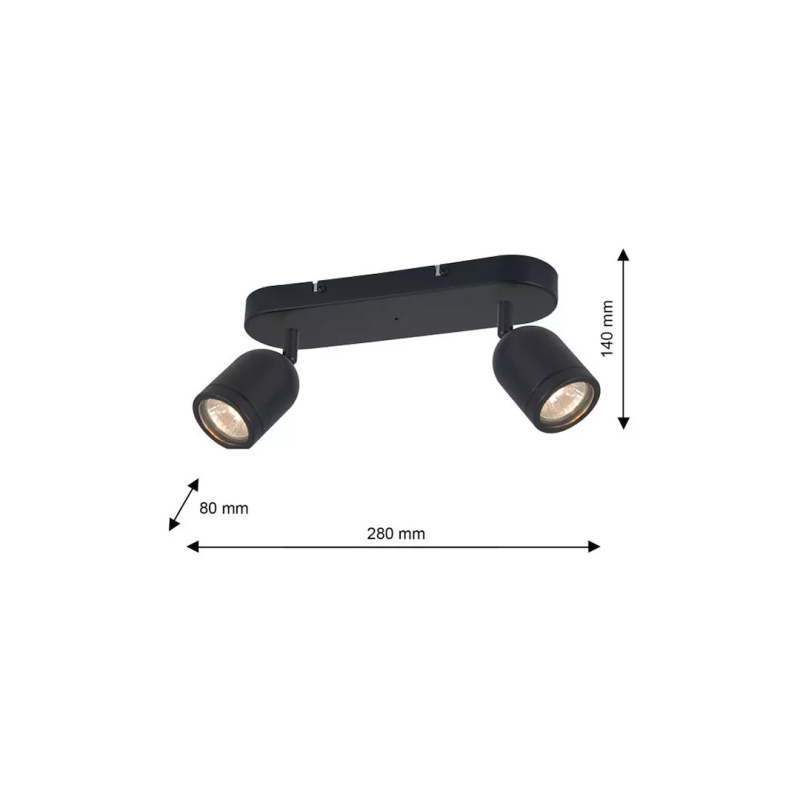 Стельова лампа PORTER 2XGU10 IP44