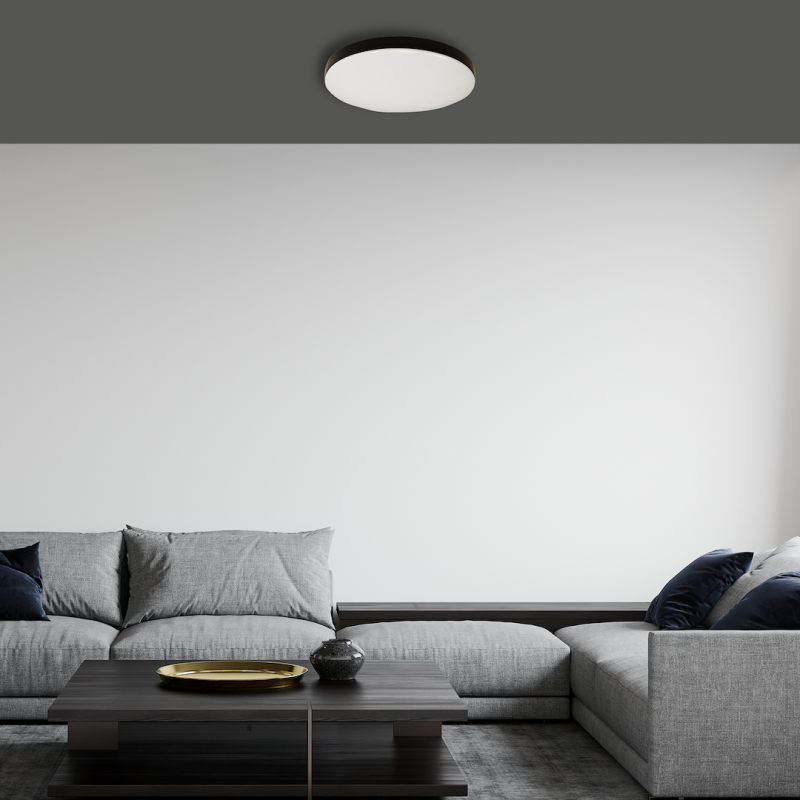 MAYA BLACK Ceiling Light 15W LED IP44 Ø330 mm