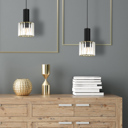 CRISTAL Hanging Lamp 1xE27