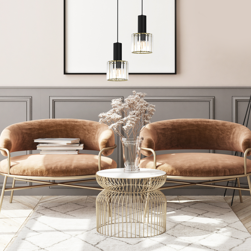 CRISTAL Hanging Lamp 1xE27