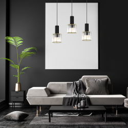 Lampa wisząca CRISTAL 3xE27