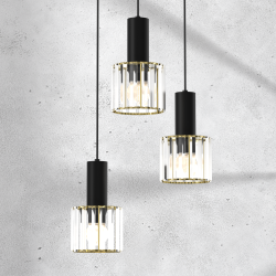 CRISTAL Hanging Lamp 3xE27