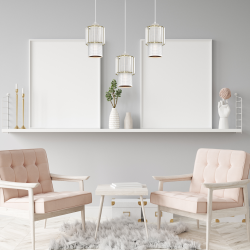 BLANCO pendant lamp 3xE27