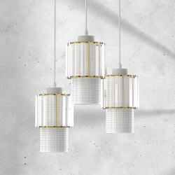 BLANCO pendant lamp 3xE27
