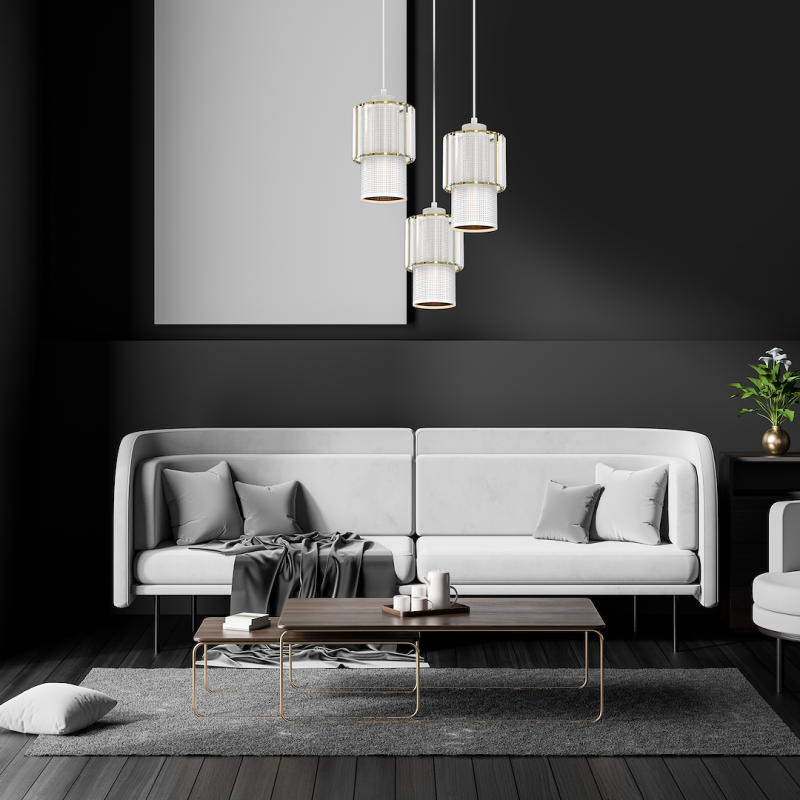 BLANCO pendant lamp 3xE27