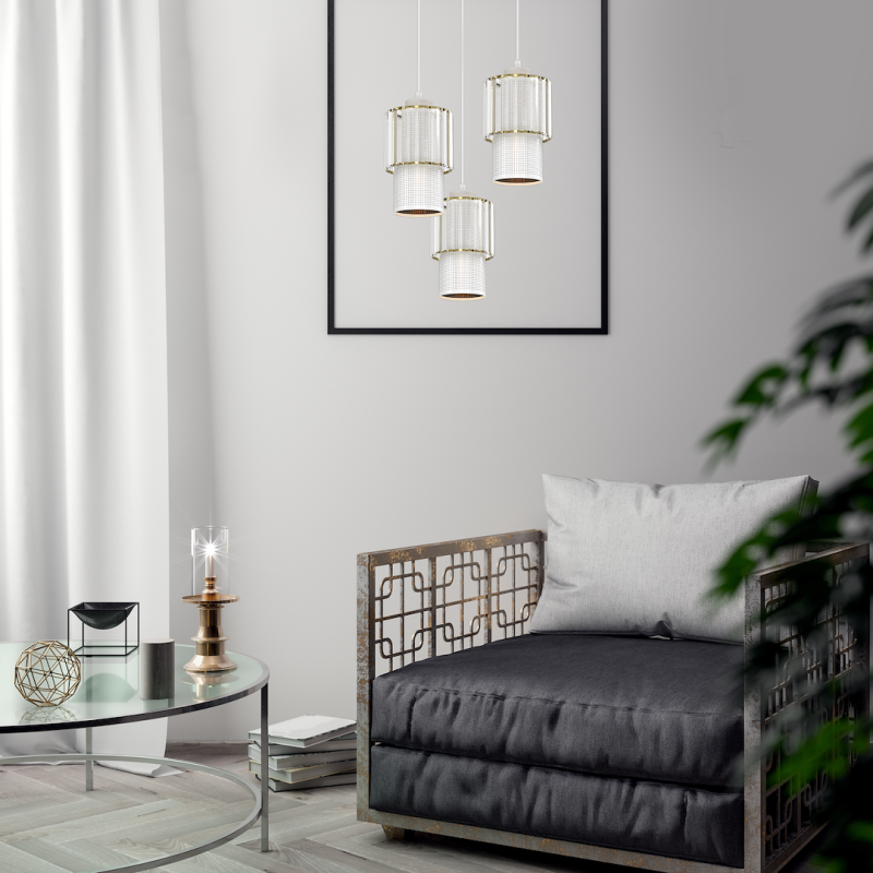 BLANCO pendant lamp 3xE27