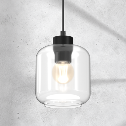 SOMBRA CLEAR pendant lamp 1xE27
