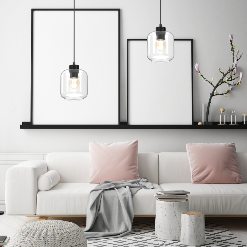 SOMBRA CLEAR pendant lamp 1xE27