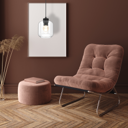 SOMBRA CLEAR pendant lamp 1xE27