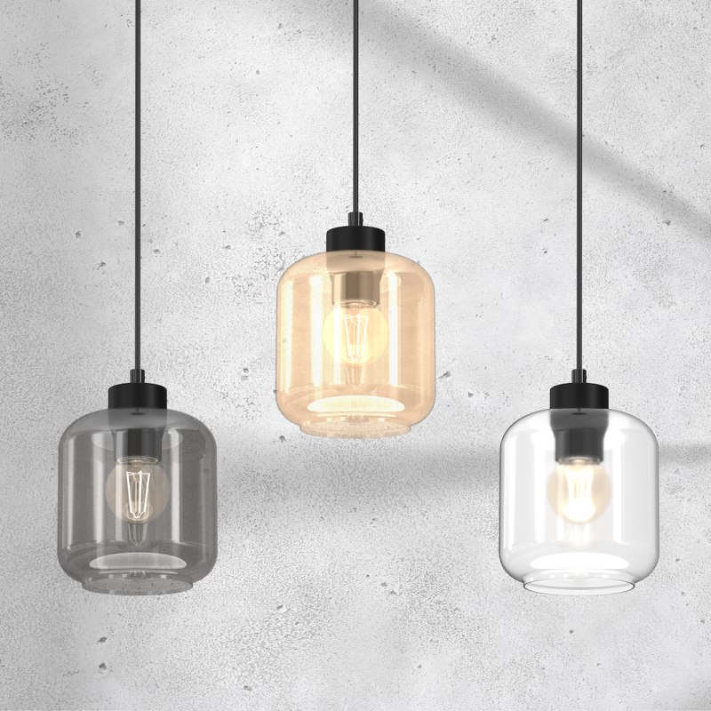 SOMBRA MIX pendant lamp 3xE27