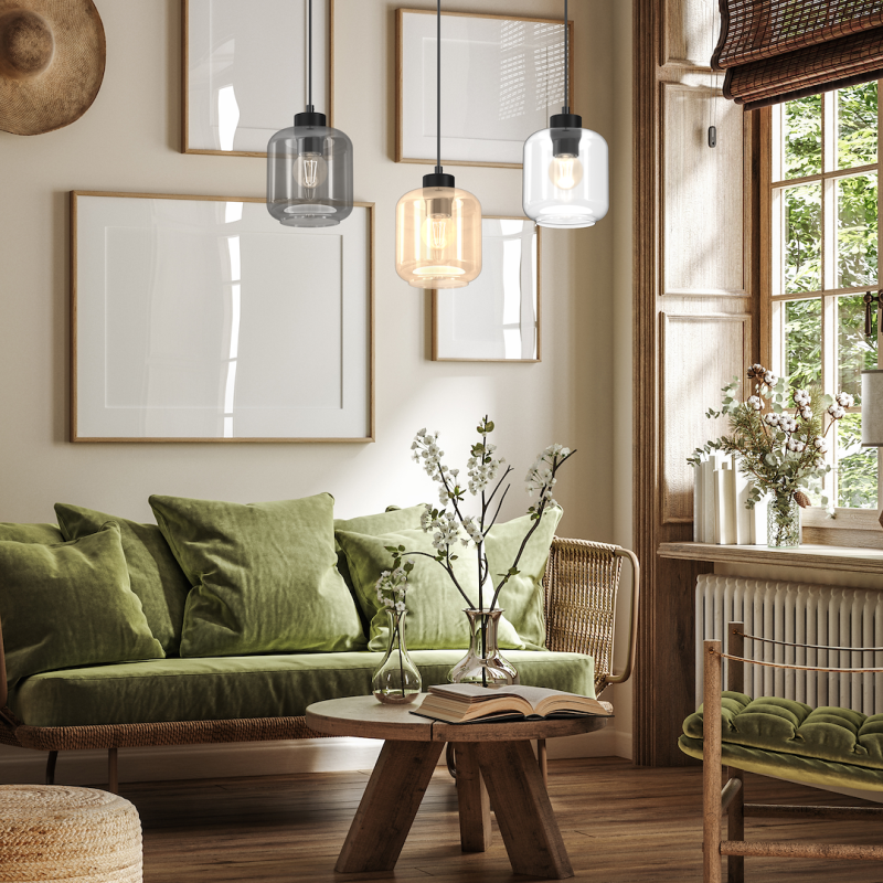 Lámpara colgante SOMBRA MIX 3xE27