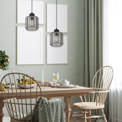 SOMBRA SMOKED Hanging Lamp 1xE27