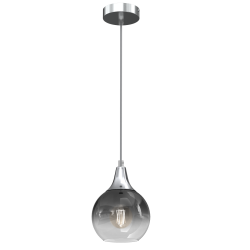 MONTE SILVER pendant lamp, 150 mm diameter, 1xE27