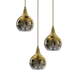 MONTE GOLD Pendant Lamp 3xE27