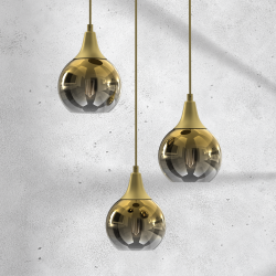 MONTE GOLD Pendant Lamp 3xE27