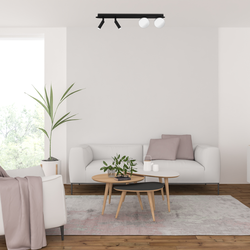 Lámpara de techo SIRIO 4xG9