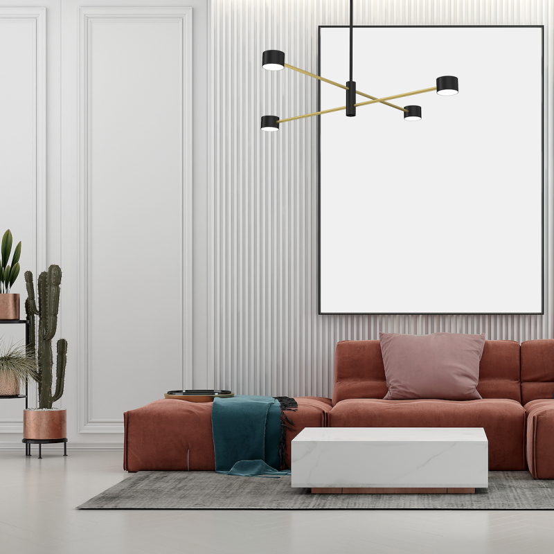 Стельова лампа CROSS GOLD 4xGX53