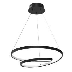 LUCERO BLACK 48W LED pendant lamp