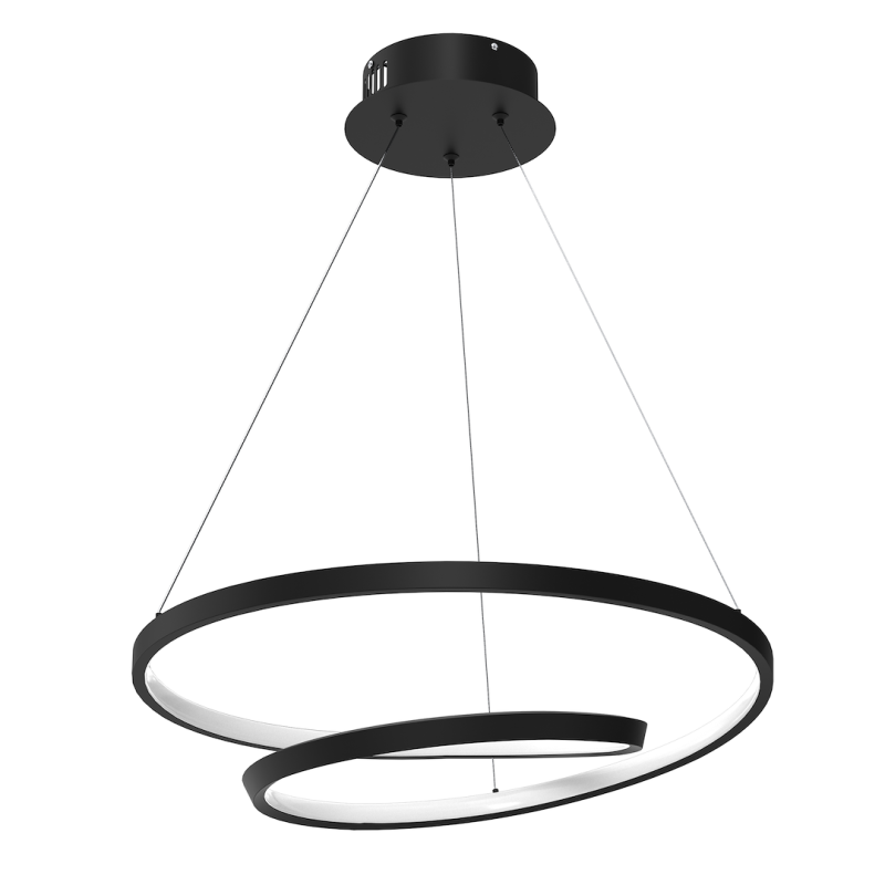Lámpara colgante LUCERO BLACK 48W LED