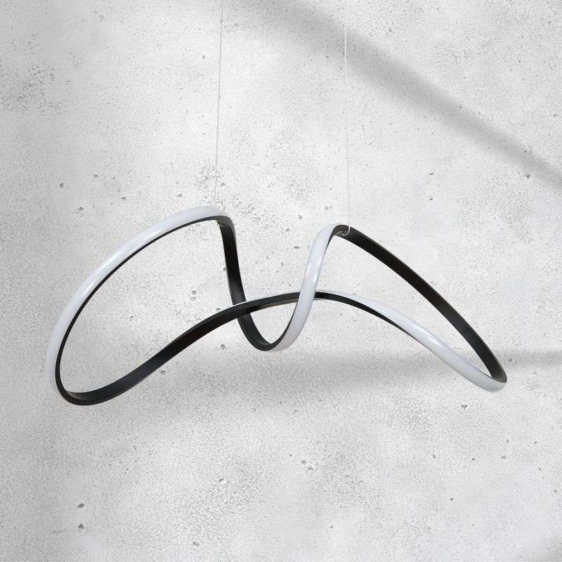 TESORO BLACK 48W LED pendant lamp