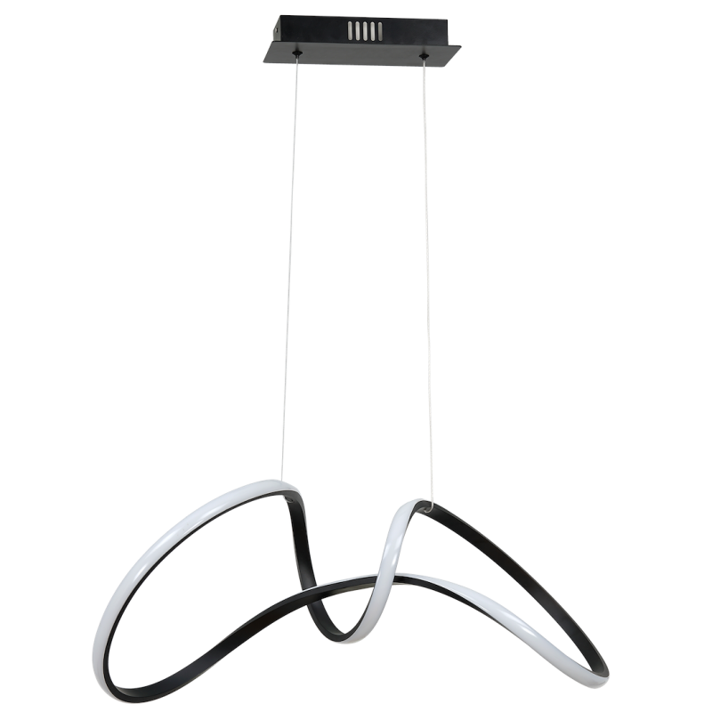 TESORO BLACK 48W LED pendant lamp