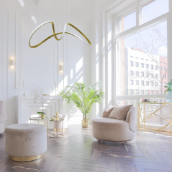 Hängelampe TESORO GOLD 48W LED