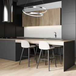 LUCERO CHROME 48W LED pendant lamp