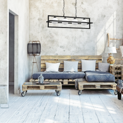 Lámpara colgante DIEGO 5xE14