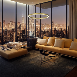 Lámpara colgante GALAXIA GOLD 26W LED