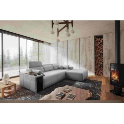 Ecksofa Milano I mit Schlaffunktion in Stoff Plecionka, Verita 80 – Eleganz und Funktionalität in einem