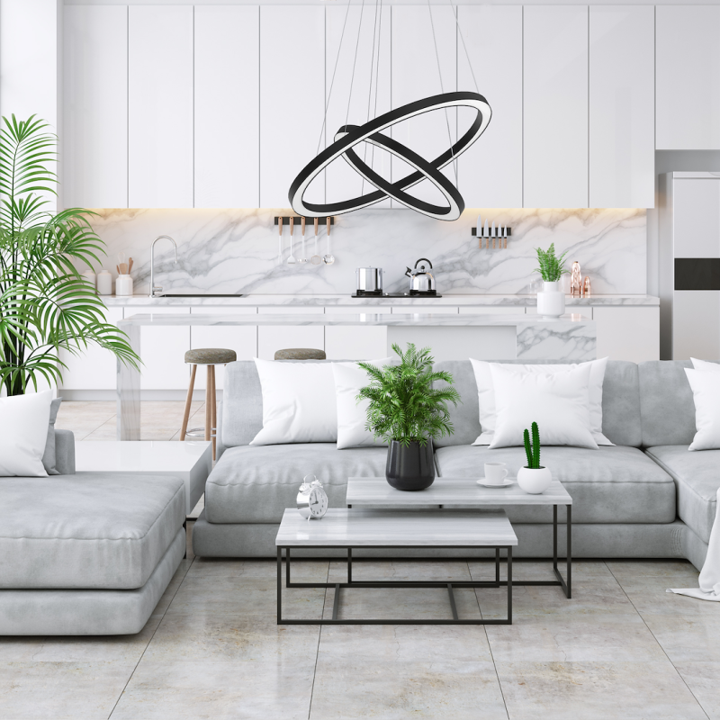 Підвісна лампа GALAXIA BLACK 46W LED