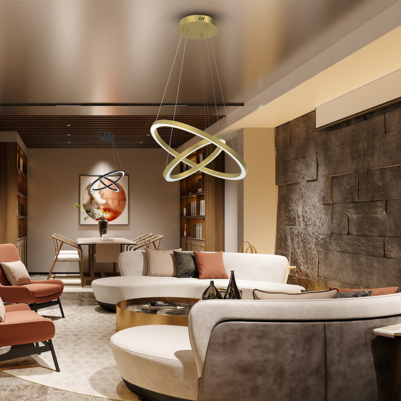 Lampa wisząca GALAXIA GOLD 46W LED