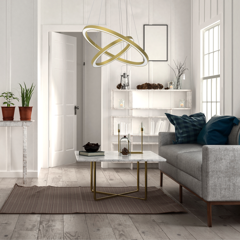 Lámpara colgante GALAXIA GOLD 46W LED