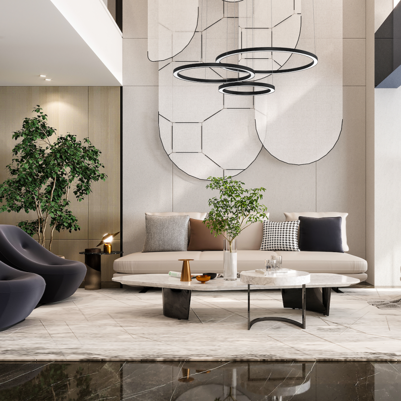 GALAXIA BLACK 85W LED pendant lamp