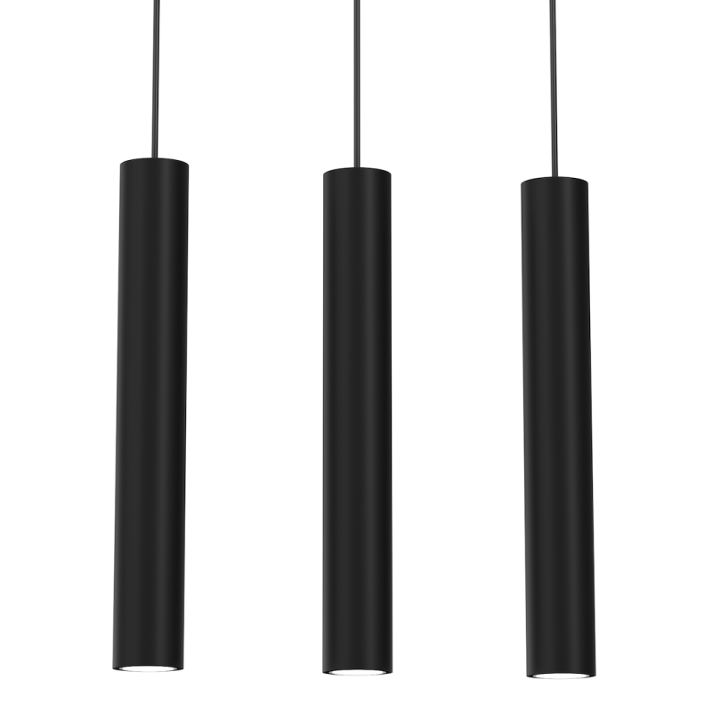 HUDSON BLACK Pendant Lamp 3xGU10