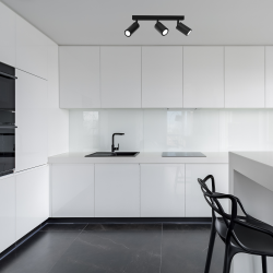 Deckenleuchte HUDSON BLACK 3xGU10