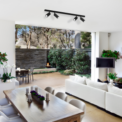 HUDSON BLACK Ceiling Lamp 4xGU10