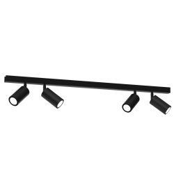 HUDSON BLACK Ceiling Lamp 4xGU10