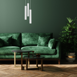 HUDSON WHITE Pendant Lamp 3xGU10