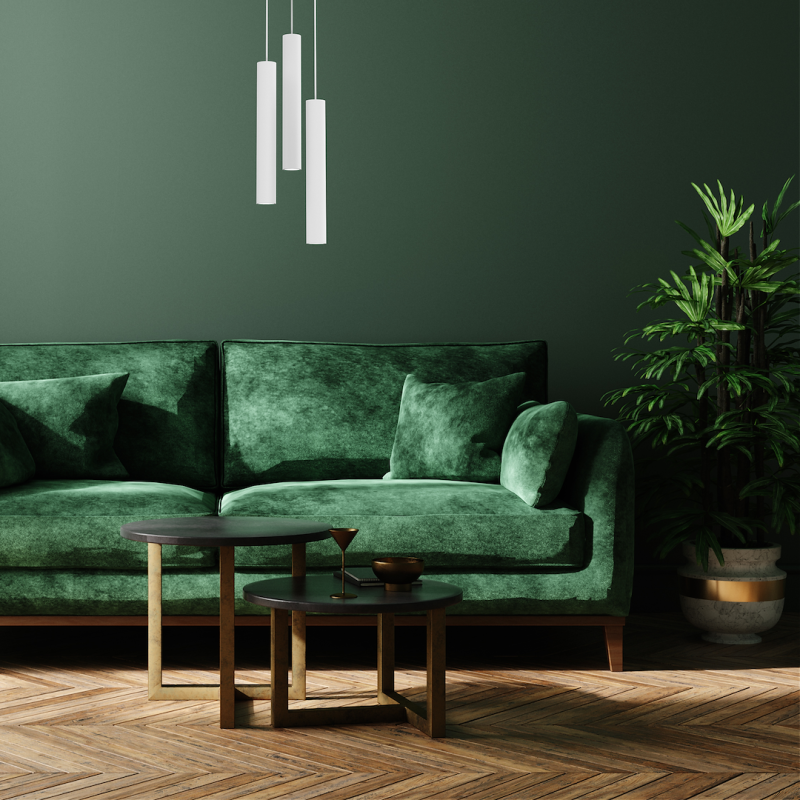 HUDSON WHITE Pendant Lamp 3xGU10